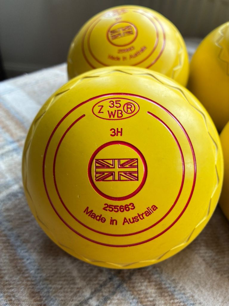 Aero TurboPro, Size 3H (WB35), STD Grip, Yellow with England a