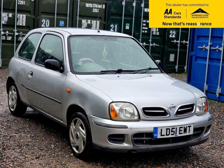 2002 Nissan Micra 1.0 16v S Hatchback 3dr Petrol CVT (149 g/km, 60 bhp) Hatchback Petrol Automatic