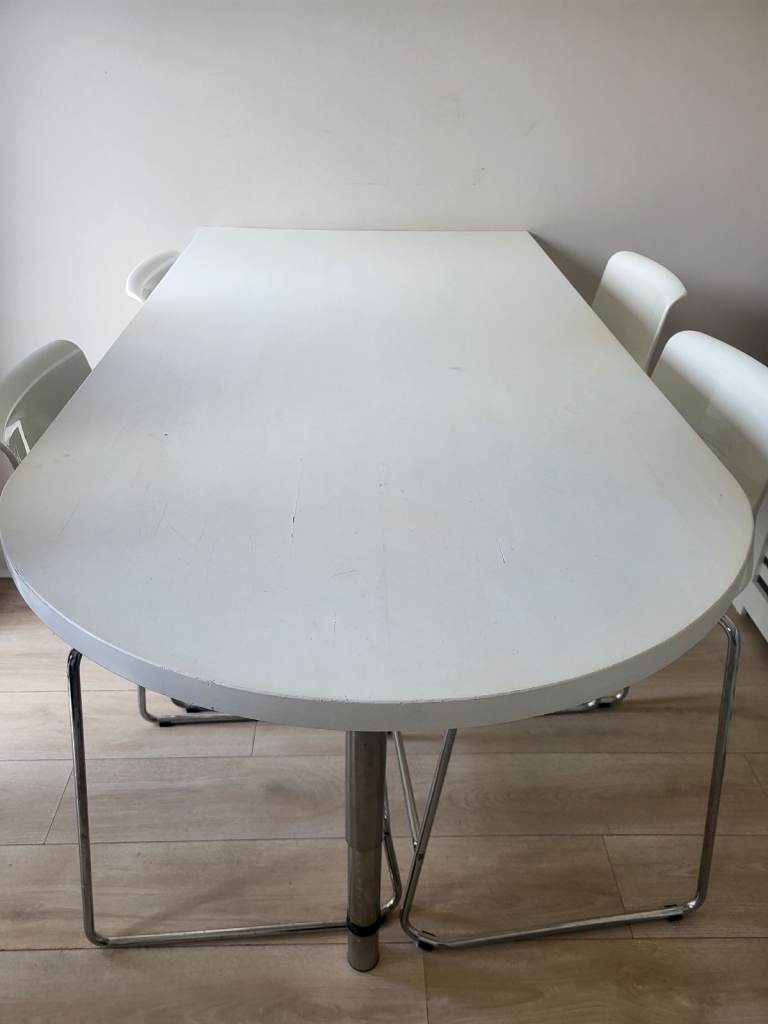 Dining table or breakfast bar and chairs
