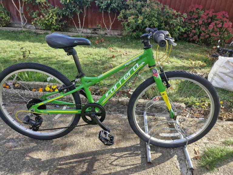 GIRLS AND BOYS TEENAGER YOUTH CARRERA ABYSS 24 INCH WHEELS 10.5 INCH FRAME 7 SPEED BIKE BICYCLE