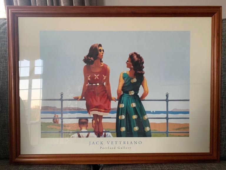 Rare Jack Vettriano Something in the air print