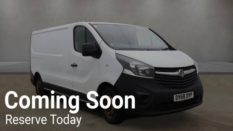 2018 68 VAUXHALL VIVARO 1.6 CDTI 2900 NO VAT LWB VAN L2 H1 EURO 6 (120 PS) DIESE