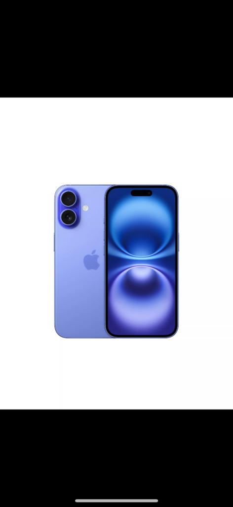 iPhone 16 Blue Boxed Unlocked 