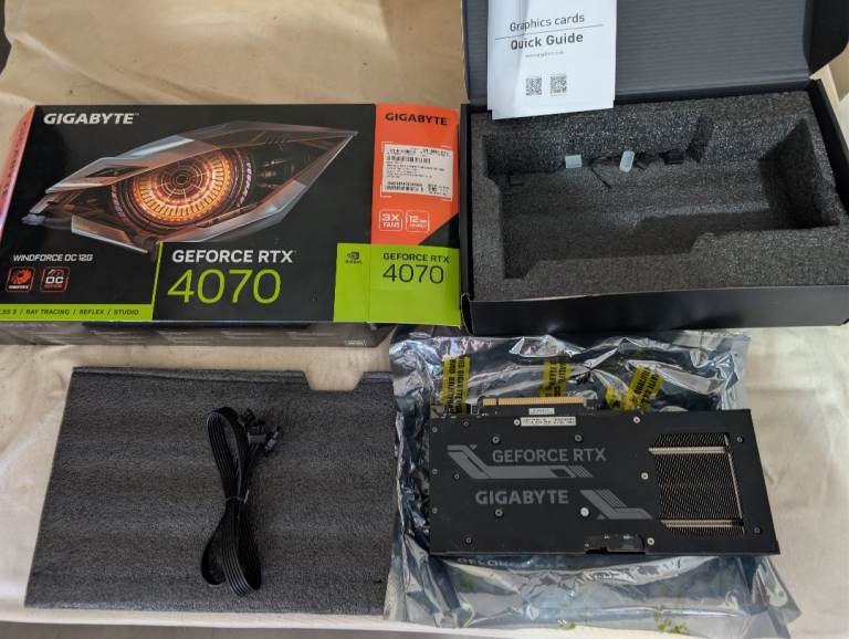RTX 4070 listing on gumtree