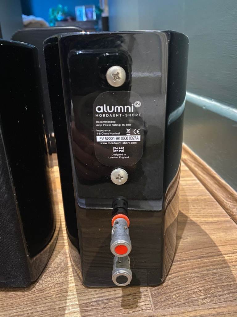 Mordaunt-Short Alumni Speakers - Black, Good Condition