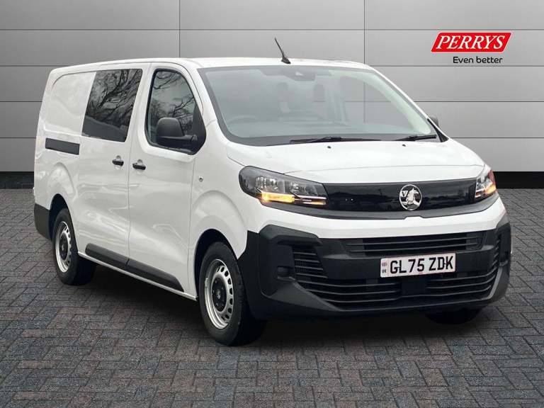 2025 Vauxhall Vivaro 2.0 Turbo D 145 Prime H1 Double Cab Crew Bus DIESEL Manual