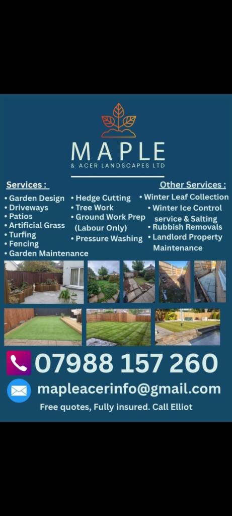 Maple & Acer Gardening services