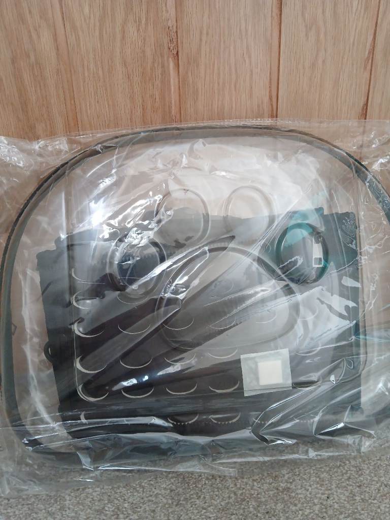 Small clear pet carrier 