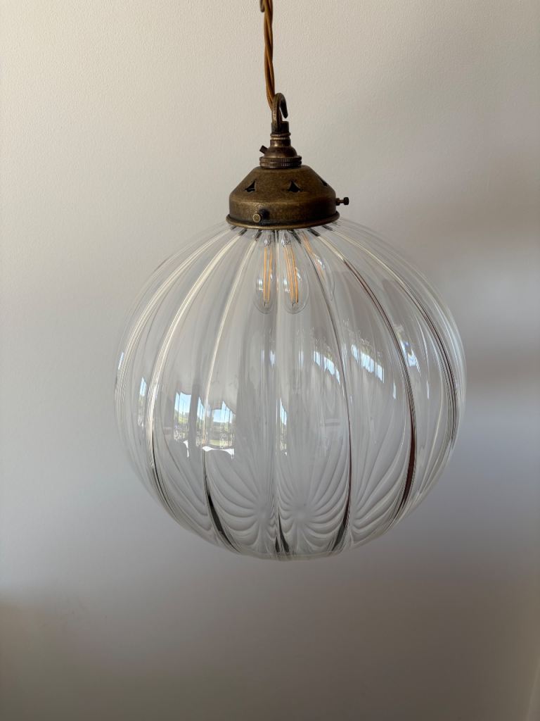 Jim Lawrence Greenwich Pendant Light- Antique Brass 
