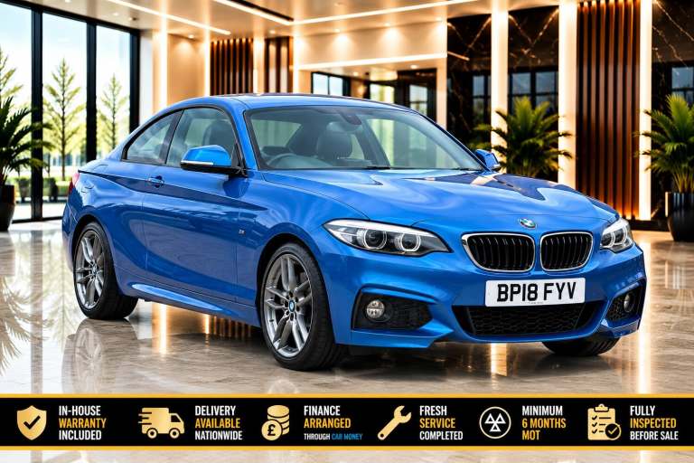 2018 BMW 2 Series 218d M Sport 2dr Step Auto [Nav] COUPE Diesel Automatic