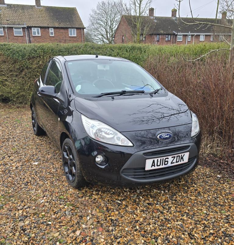 2016 Ford Ka 1.2 Zetec Black Edition 3dr HATCHBACK Petrol Manual