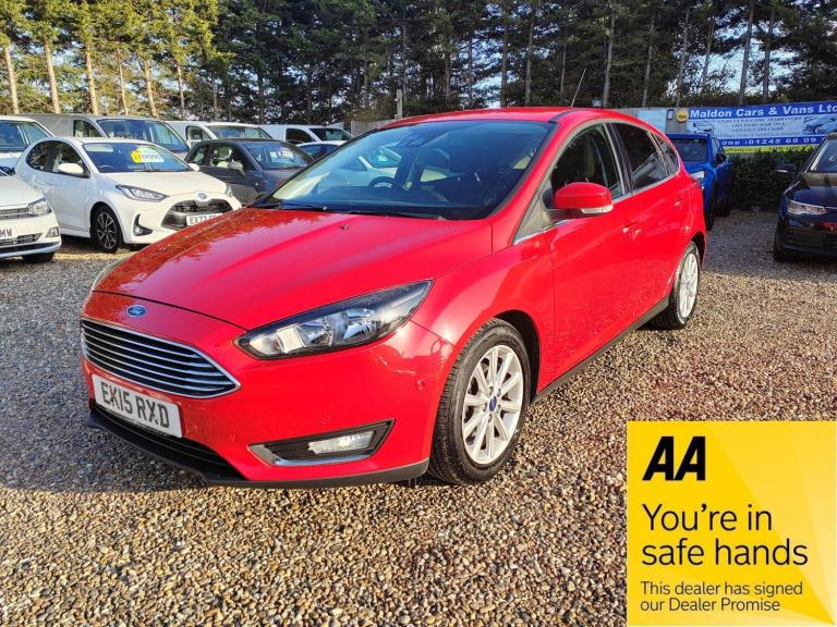 2015 Ford Focus 1.0T EcoBoost Titanium Euro 6 (s/s) 5dr HATCHBACK Petrol Manual