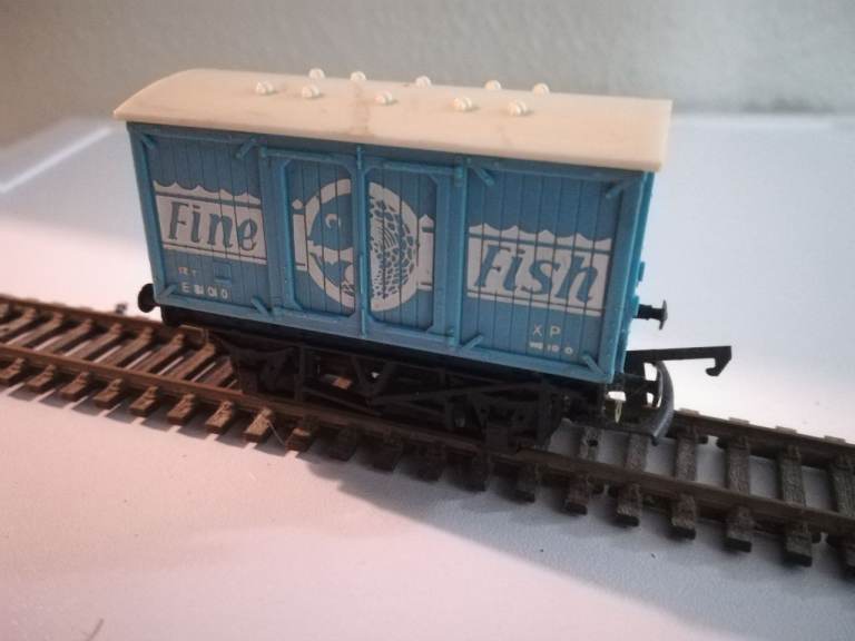 Hornby model railway Fine Fish wagon. 