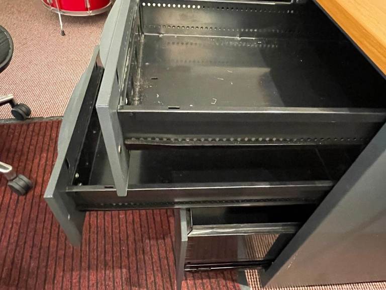 Metal Filing Cabinet with pine top in South Bristol