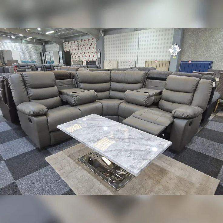 🛋️Brand New High-Quality 3+2 Seater & Corner Electric Roma Recliner Sofa Suit | Free Delivery📞🚚