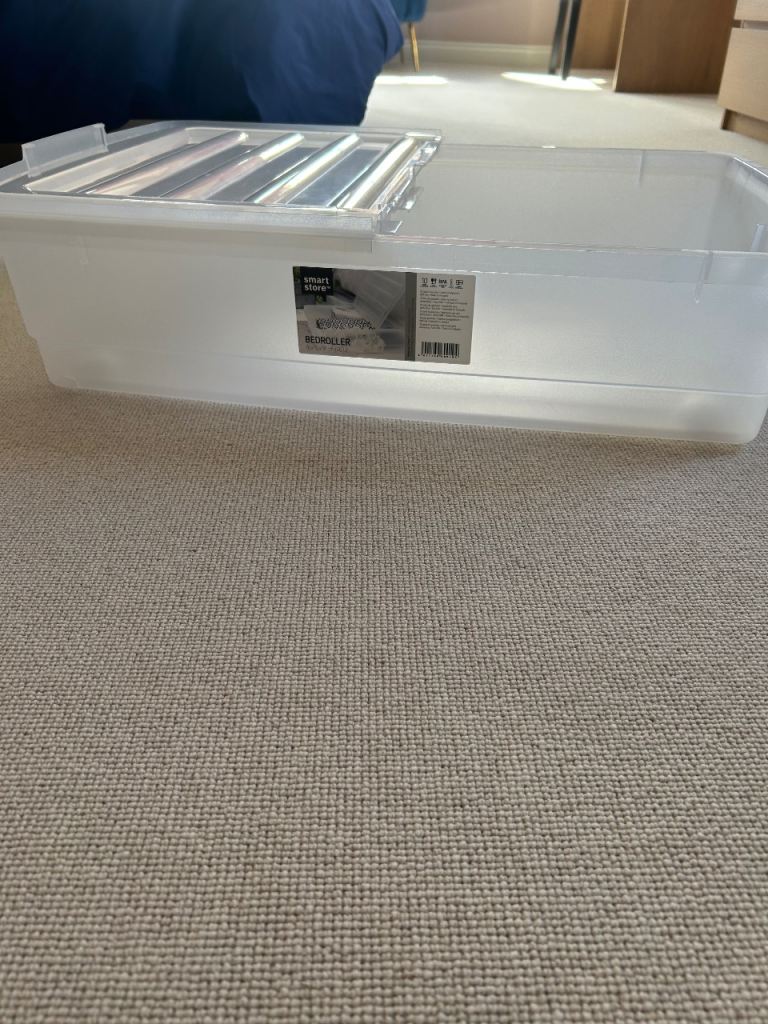 Storage box with lid. 
