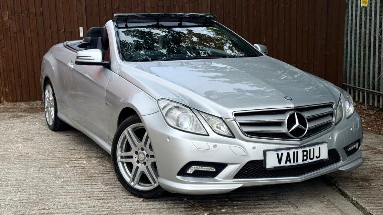 2011 Mercedes-Benz E Class E250 CDI BlueEFFICIENCY Sport 2dr Tip Auto CONVERTIBLE Diesel Automatic