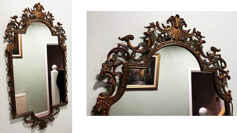 VINTAGE GOLD FRAMED MIRROR