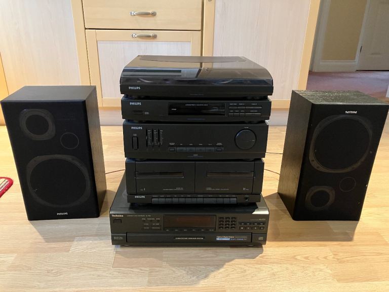 Stereo stacking system.Philips/ Technics 