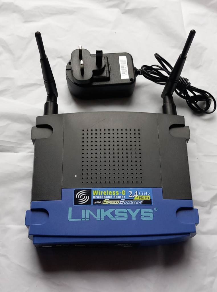 Linksys WRT54GS v5.1  Wireless G Router with 4-PORT Switch~