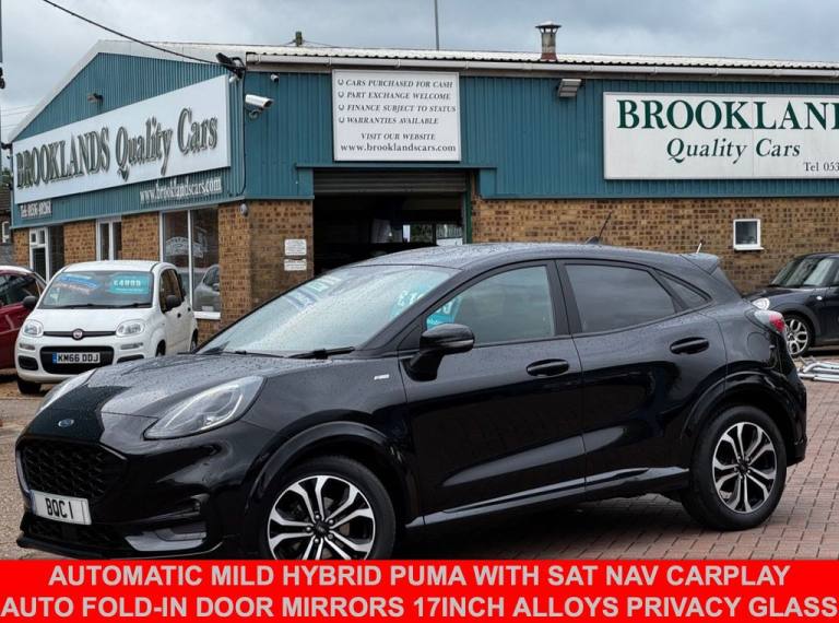 2022 Ford Puma 1.0T EcoBoost MHEV ST-Line SUV Agate Black Petrol Hybrid DCT Euro 6 (s/s) ( HATCHB...