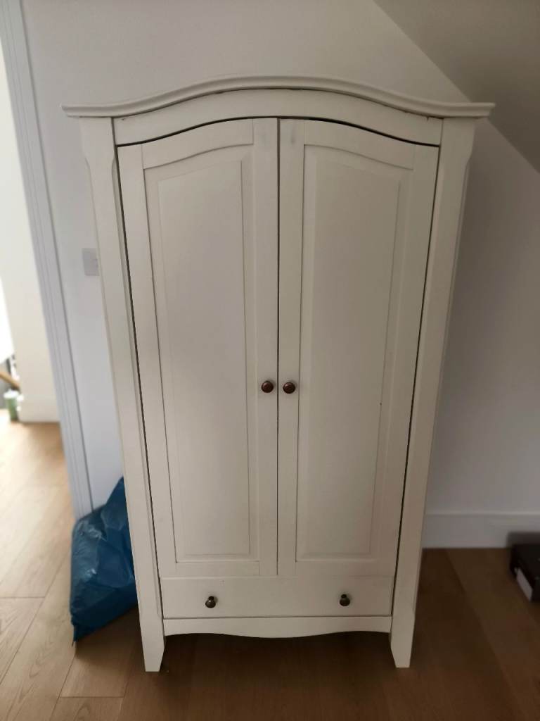 White children's wardrobe