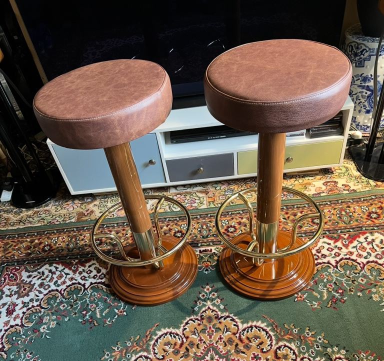 Mid Century Italian Barstools.