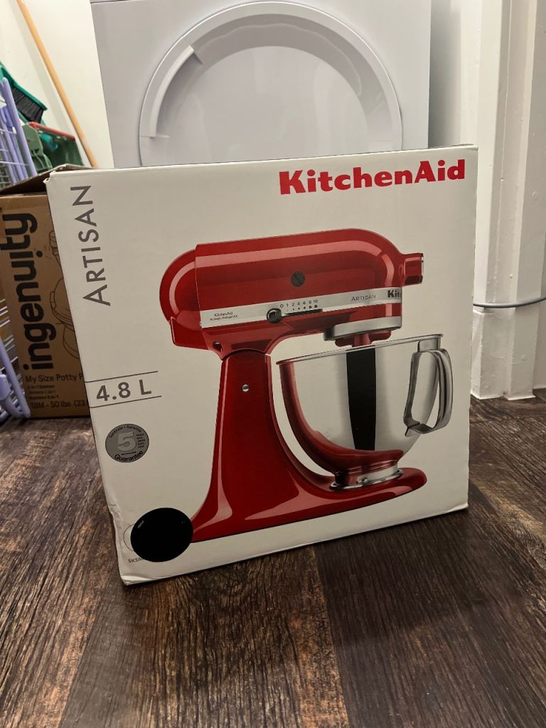 KitchenAid (Black Original) + Ice Cream Maker - As New