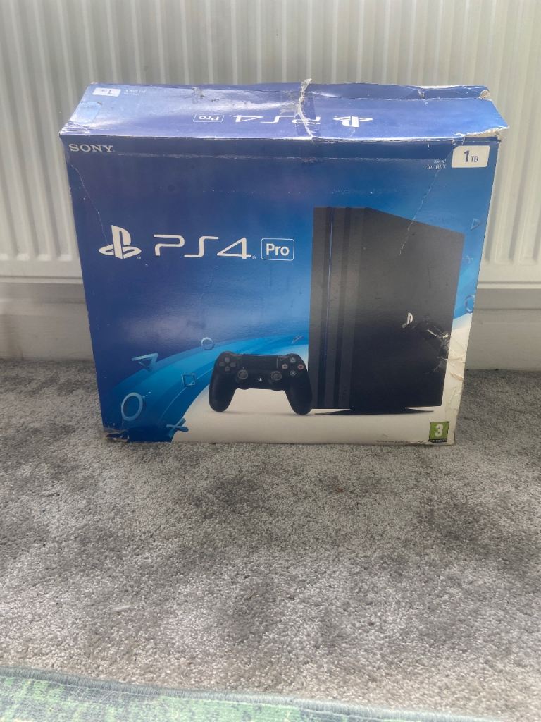 Sony PS4 Pro 1 TB Console in Original Box – Goo Condition
