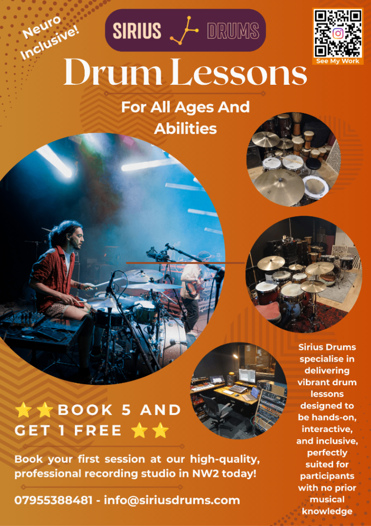 Drum Lessons North London 🥁 All Ages and Abilities!! ⭐️⭐️