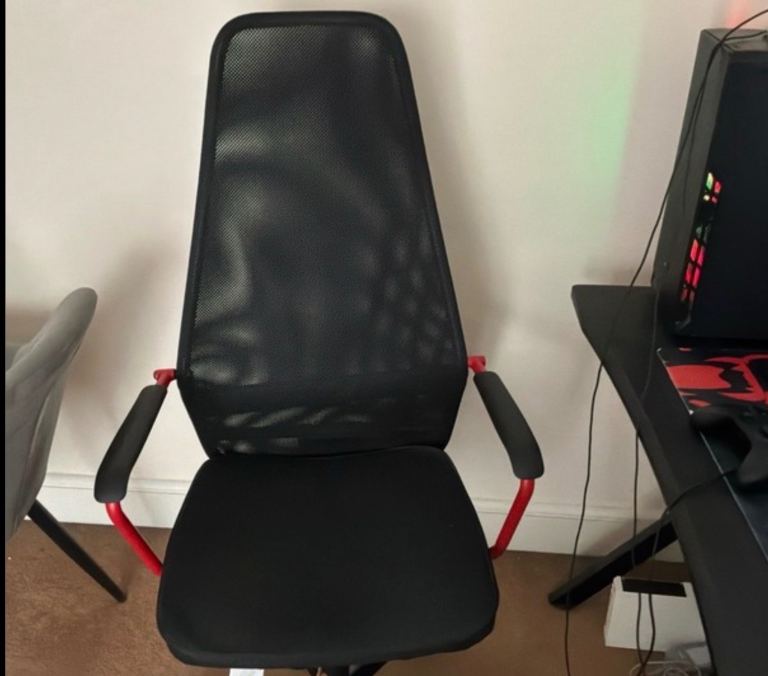 IKEA desk gaming chair 