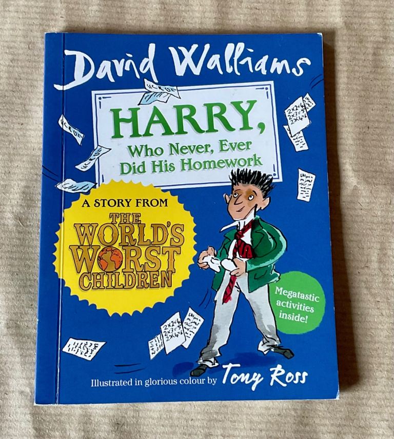 McDonalds Happy Meal Toys Book - 2019 Harry, Who Never, Ever Did His Homework by Dvid Walliams