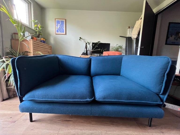 Made Wes-2 Seater Sofa Teal 