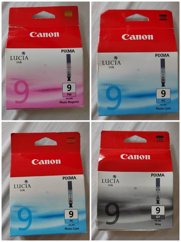 CANON PRINTER INK 4 pcs