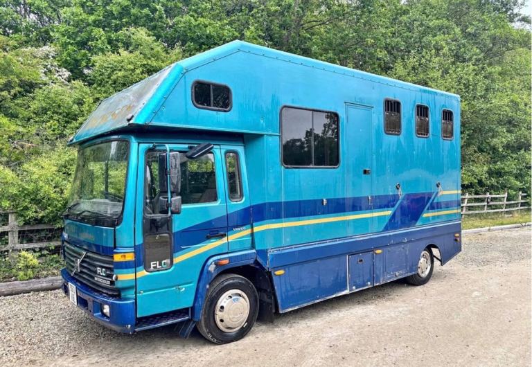 1998 Volvo flc 7.5 ton 3 stall horse box 