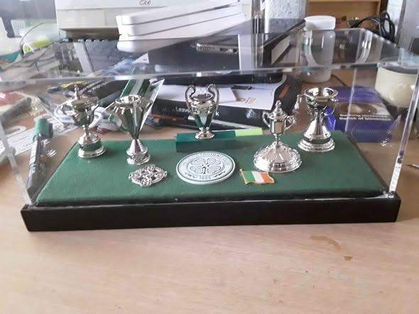 Celtic Trophy Display