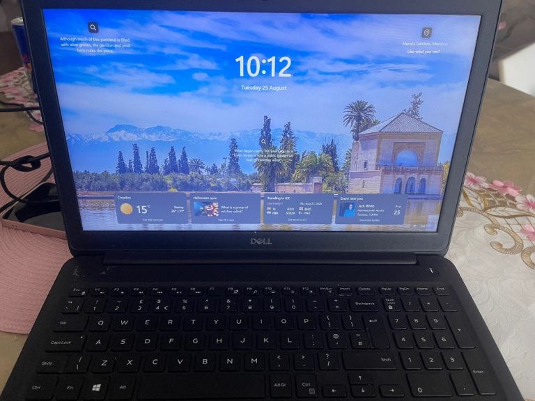 Dell Laptop – Good Condition, Black