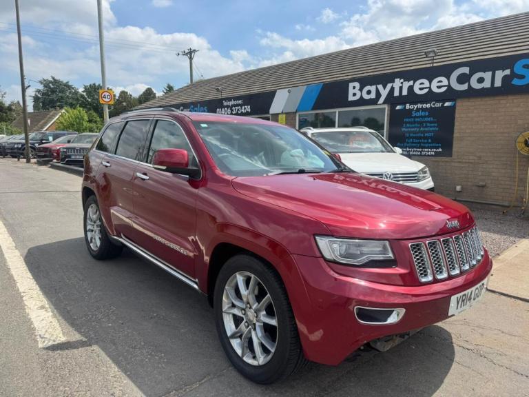 JEEP GRAND CHEROKEE 3.0 Grand Cherokee 3.0l V6 Crd Summit Red Auto Diesel 2014