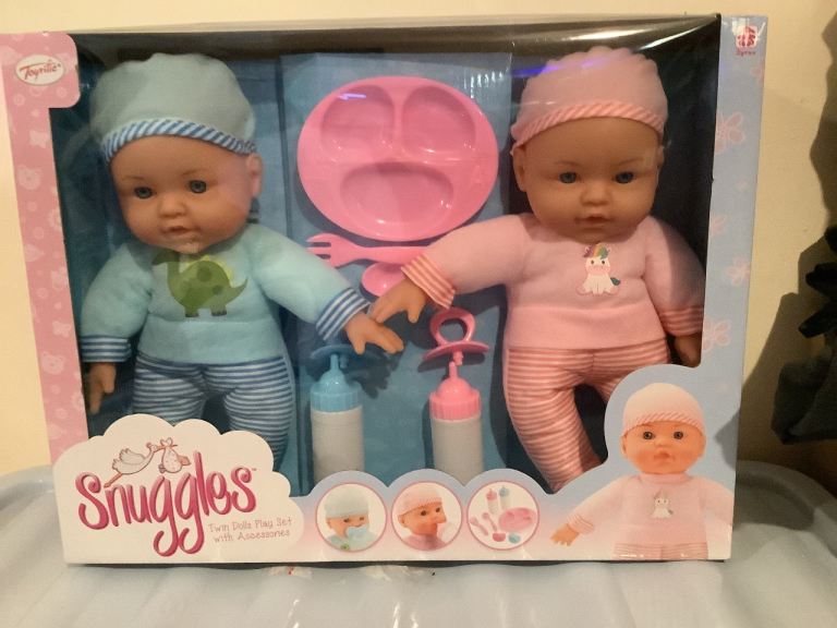 Snuggles Twin Baby Dolls & Accesories