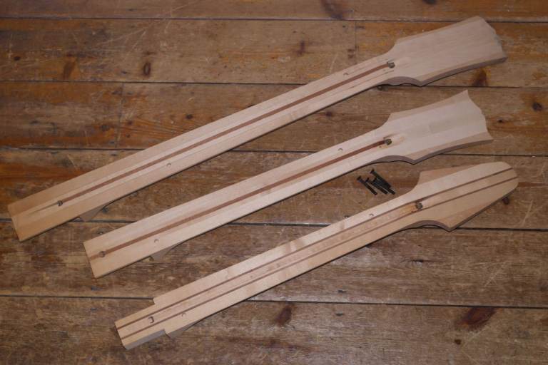 Early 80s genuine Gibson USA guitar and bass neck blanks lower