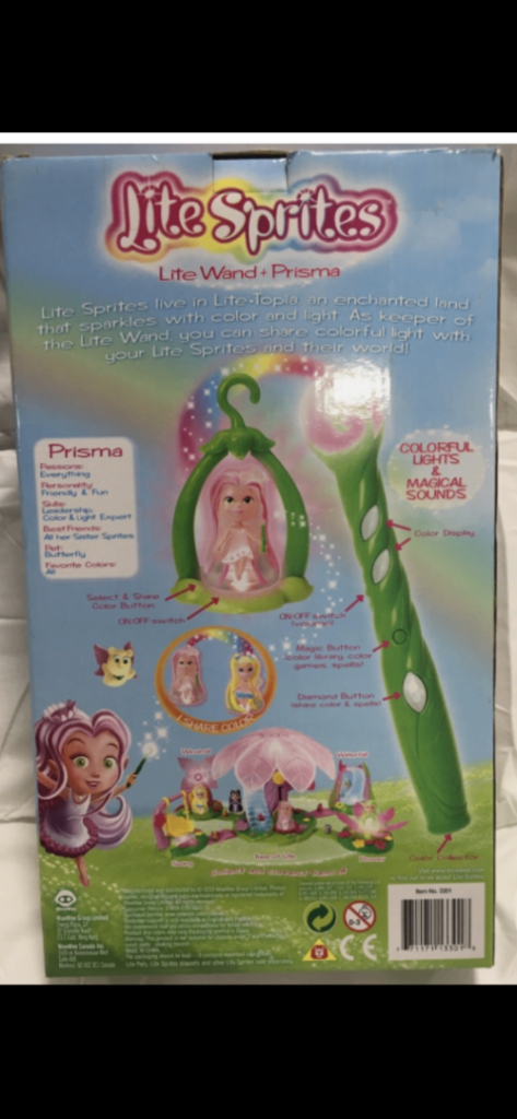 Brand New boxed Little Sprites magic wand 