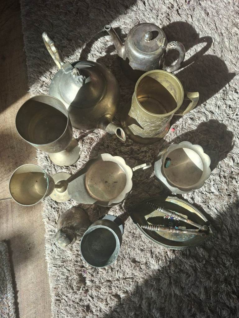 Antique silver plated and Brass items for sale in Brighton 
