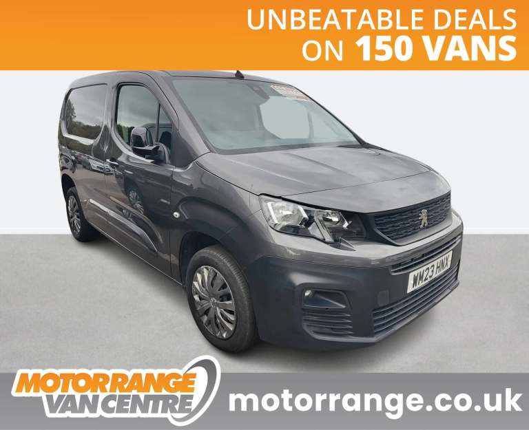 2023 Peugeot Partner 1000 1.5 BlueHDi 100 Asphalt Premium + Van Panel Van DIESEL Manual