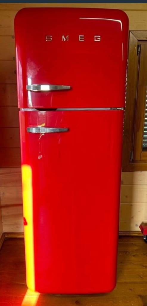 SMEG Red FAB30 Retro Fridge Freezer - Excellent Condition