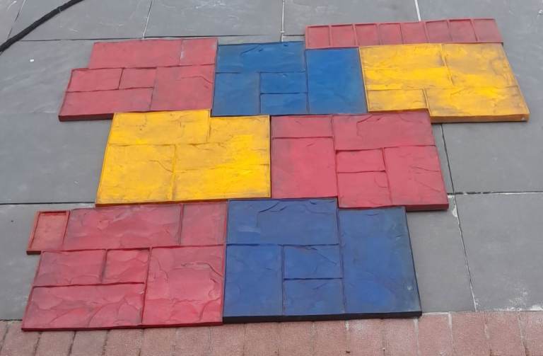Selection of Patterned Concrete Stamping Mats
