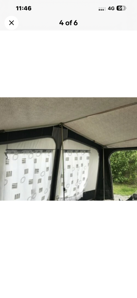 Caravan awning new Camptech Cayman Full Caravan Awning Steel Frame Touring