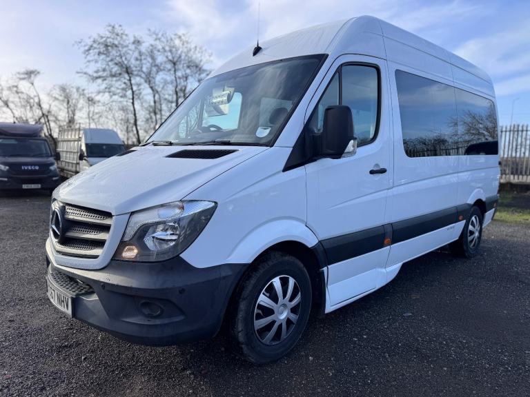 Mercedes Sprinter 314 MWB 13 Seat Minibus. Aircon. Auto. FSH. Reverse Cam. 12PAX