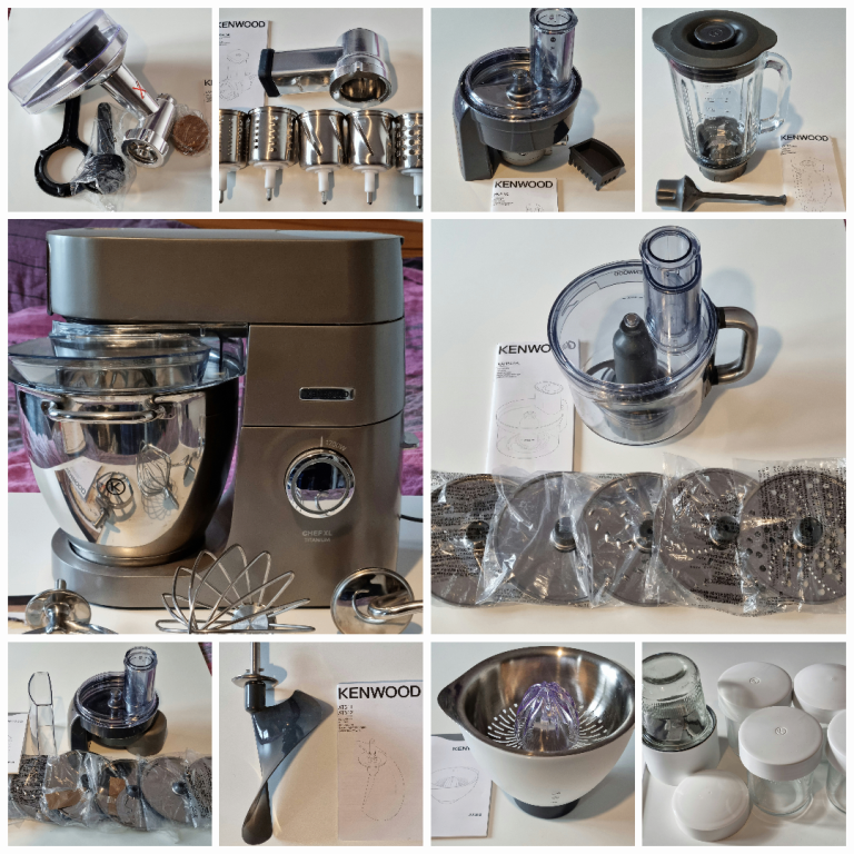 Kenwood Chef XL Titanium Mega-Bundle - Pristine Condition