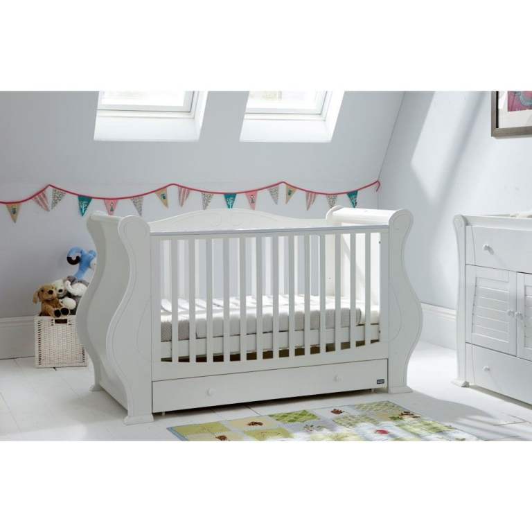 new cot boxed. sleigh cot 