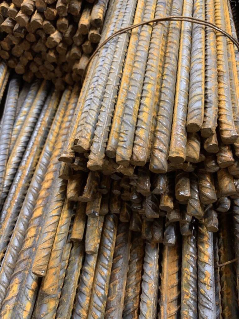 Rebar Reinforcing Steel Bar for Concrete 12mm Diameter 1000mm Length Grade B500B
